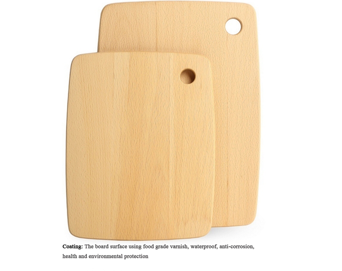 Beech Wooden Chopping Board with Hole Cutting Board