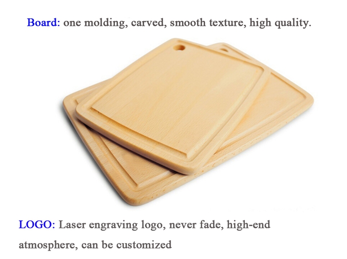 Beech Wooden Chopping Board with Hole Cutting Board