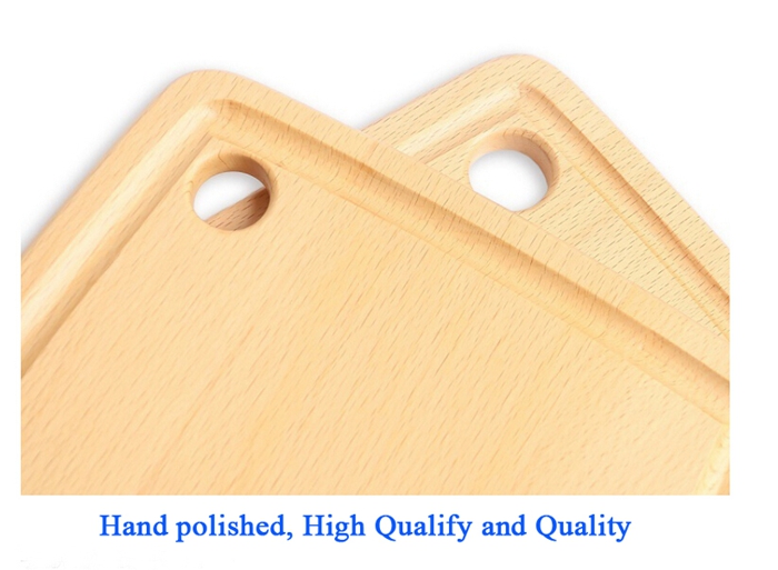 Beech Wooden Chopping Board with Hole Cutting Board