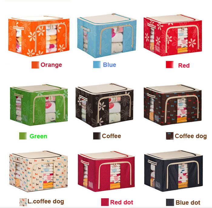 Foldable Fabric Storage Box with 600D Oxford Cloth