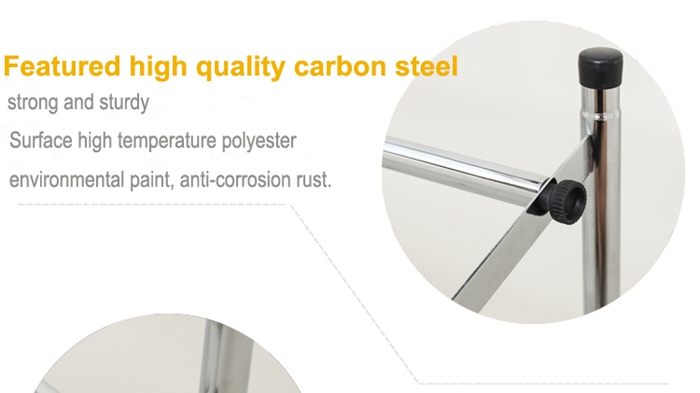 Adjustable Two Tier Carbon Steel Shoe Storage Rack