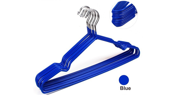 Non Slip PVC Coated Stainless Steel Clothes Hanger