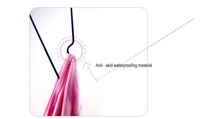 Non Slip PVC Coated Stainless Steel Clothes Hanger