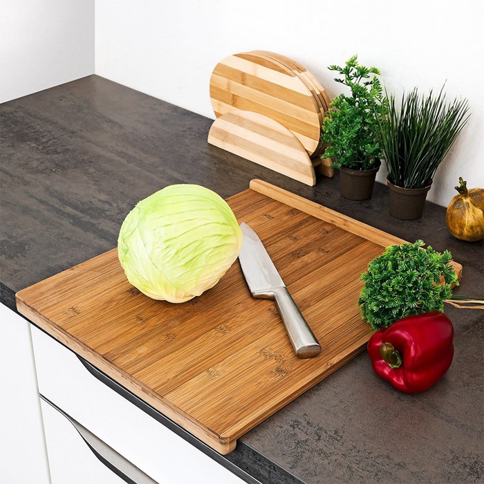 Z Shape Bamboo Chopping Board