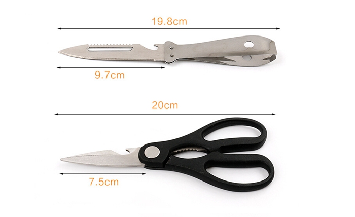 Stainless Steel 4pcs Kitchen Knife Set