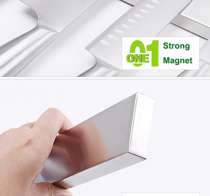 Stainless Steel Magnetic Bar Knife Wall Holder