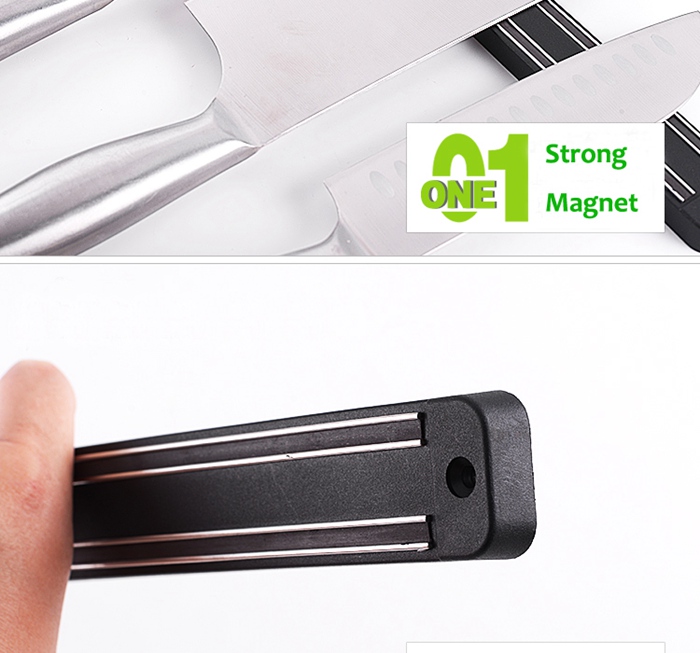 Plastic Magnetic Bar Knife Wall Holder