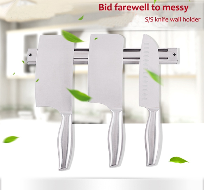 Stainless Steel Magnetic Bar Knife Wall Holder