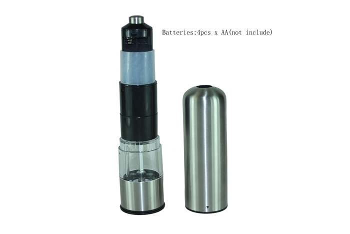 Electric Stainless Steel Salt Pepper Mill /Burnisher /Grinder /Pepper Mill