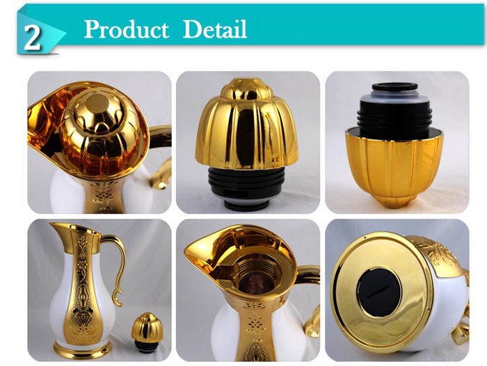 Hot Selling Fashionable Metal Outer Glass Inner Vacuum Jug