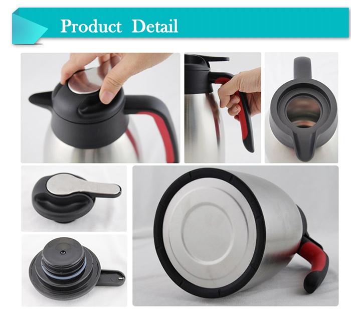 High Grade Vacuum Double Wall Stainless Steel Coffee Jug