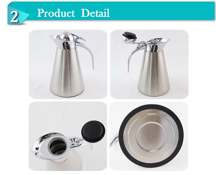 Vacuum Double Wall Stainless Steel Coffee Jug