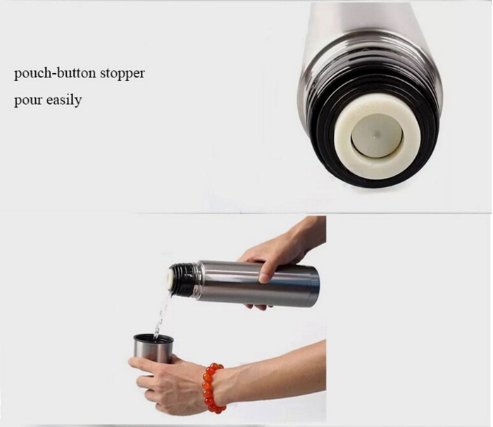 High Quality New Design Stianless Steel Double Layer Vacuum Flask