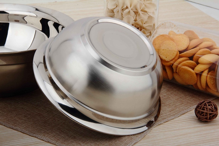 Double Layer Stainless Steel Mixing Bowl Set