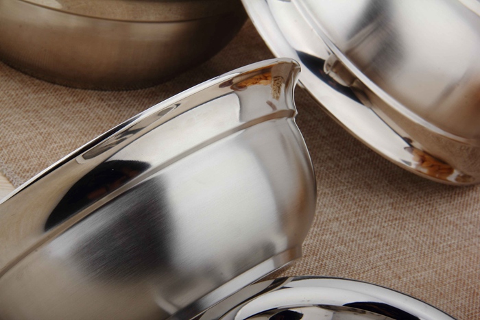Double Layer Stainless Steel Mixing Bowl Set