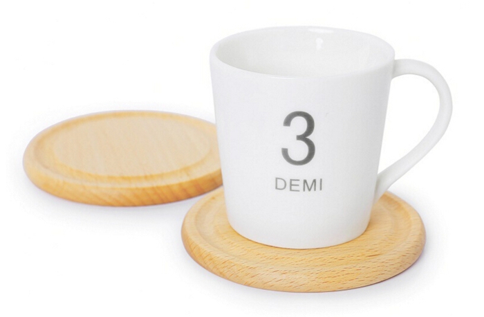 Wooden Coaster Cup Mat