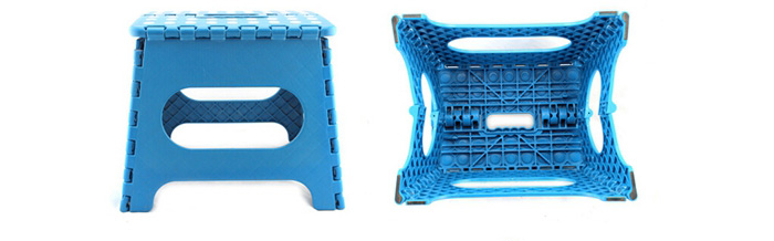 Kid's Portable Plastic Folding Stool