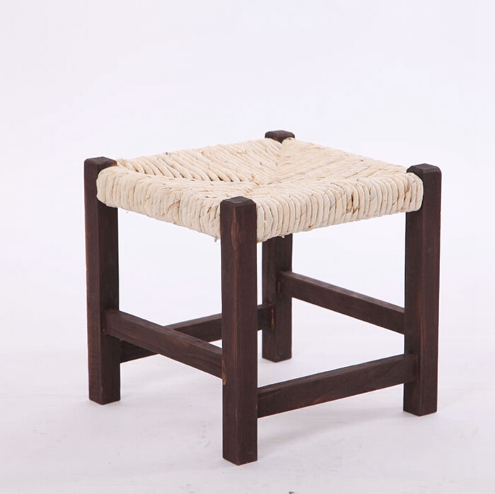 Craft Weaving Wooden Shoes Changing Stool