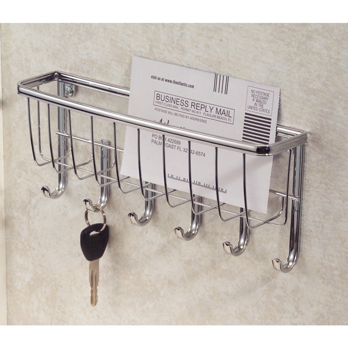 Key and Letter Storage Holder with Hook