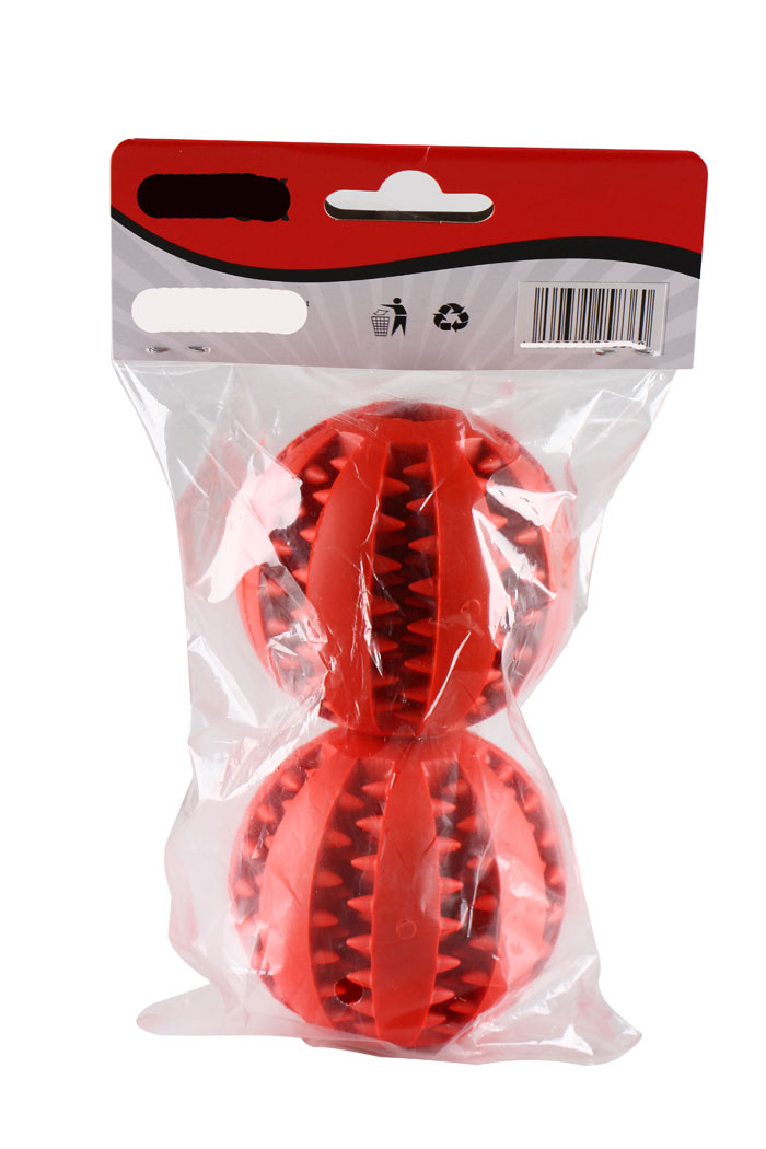 Rubber Pet Ball for Dog Chewing and Cleaning Teeth