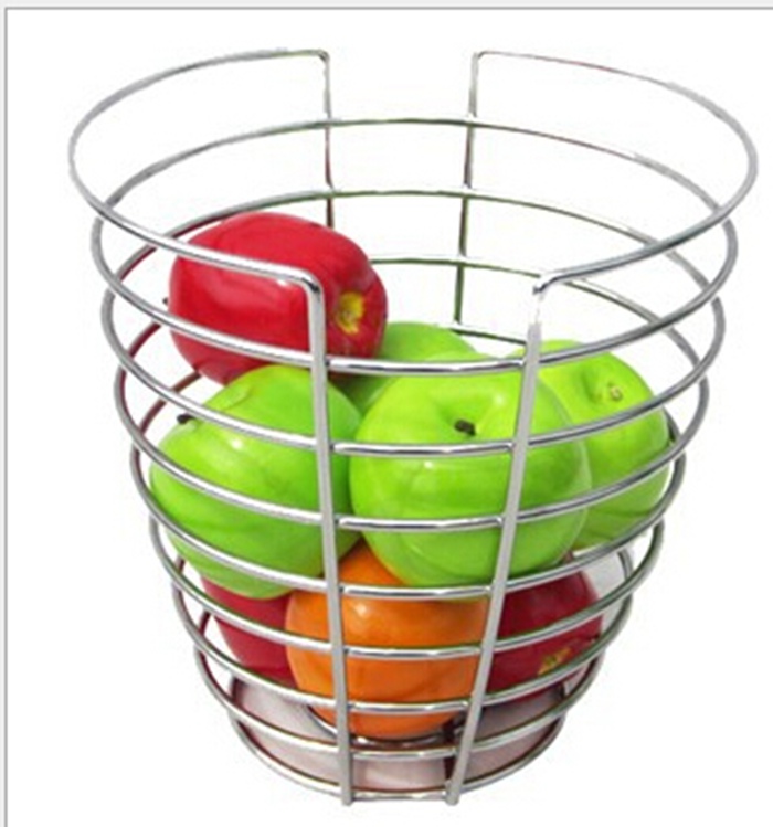 Metal Wire Stainless Steel Storage Fruit Basket