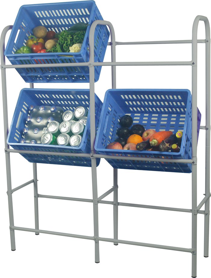 3 Tier 2 Row Bear Beverage Shelf With Stick In System