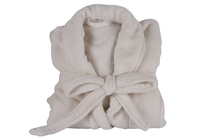 100% Polyester Coral Fleece or 100% Cotton Towel Bathrobe