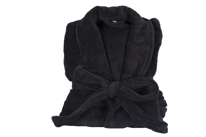 100% Polyester Coral Fleece or 100% Cotton Towel Bathrobe