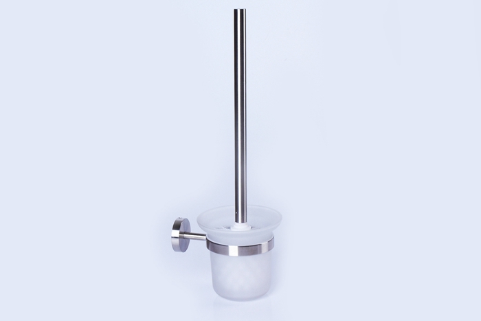 Stainless Steel Wall Hanging Toilet Brush and Holder Set