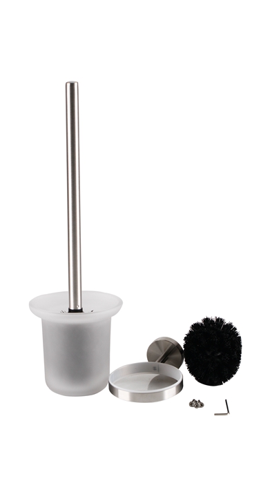 Stainless Steel Wall Hanging Toilet Brush and Holder Set