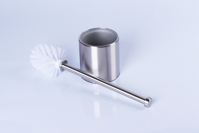 Double Layer Stainless Steel Toilet Brush Set Holder