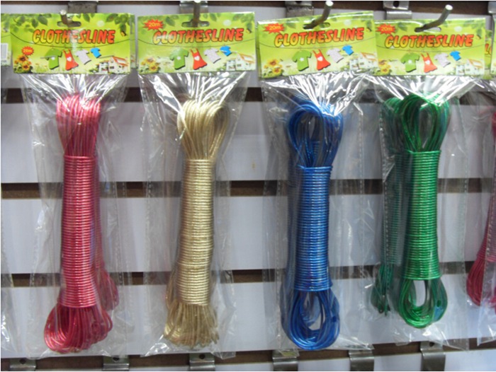 Steel PVC Outdoor Clothes Hanging Rope