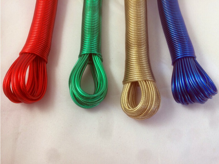 Steel PVC Outdoor Clothes Hanging Rope