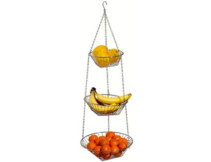 3 tier wire hanging fruit basket