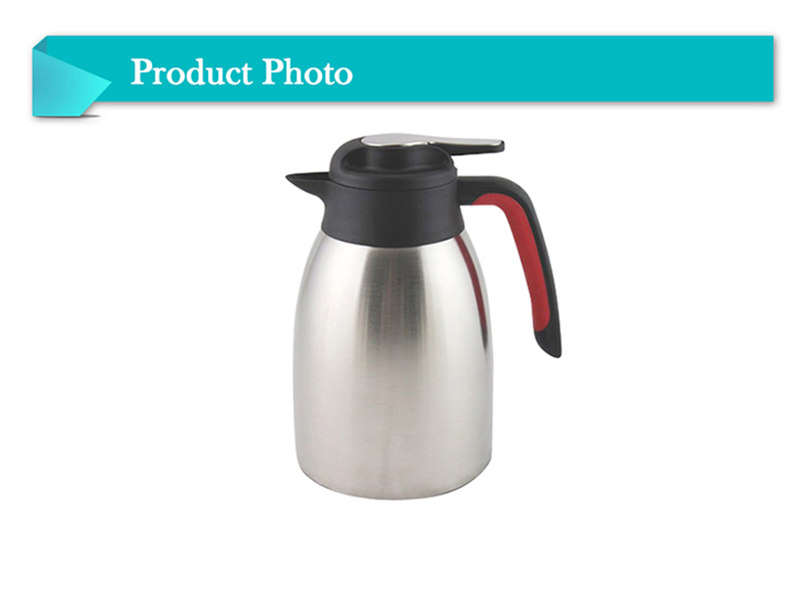 Glass inner vacuum thermos flask