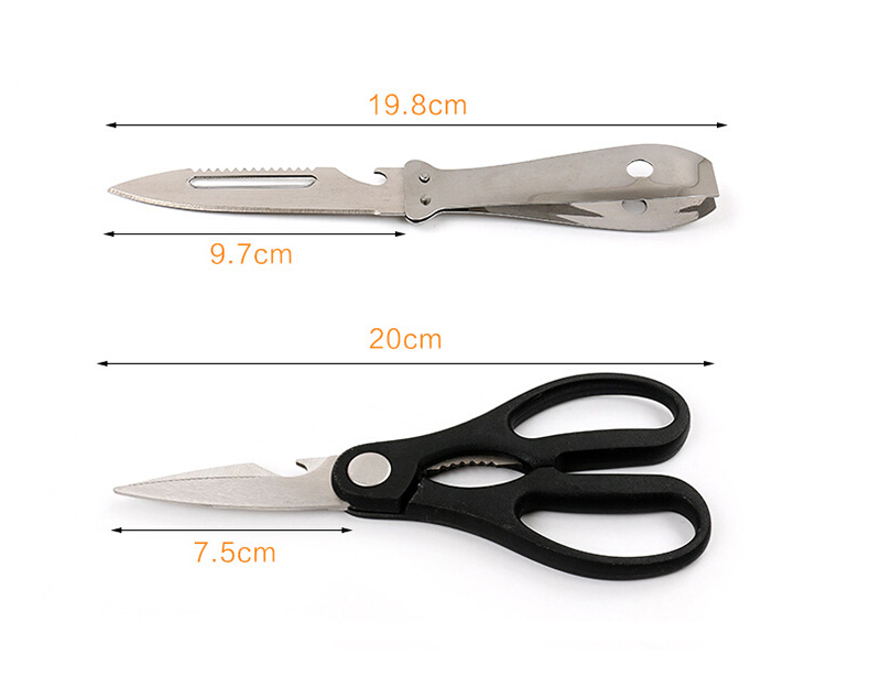 Stainless Steel 4pcs Kitchen Knife Set