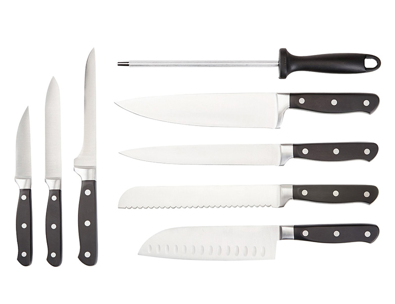 Stainless Steel 8pcs Kitchen Knife Set
