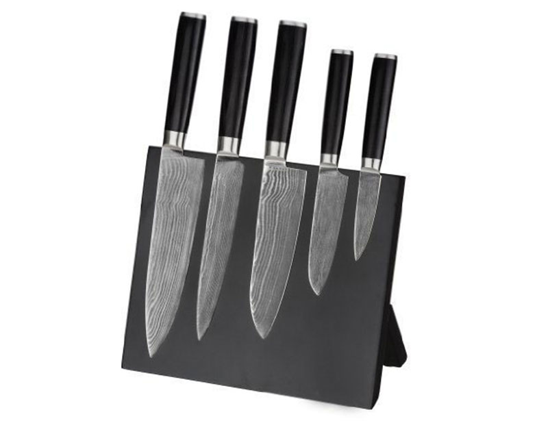 MDF Magnetic Knife Holder In Black Color