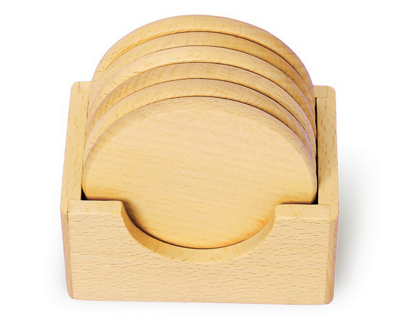 Wooden Coaster Cup Mat