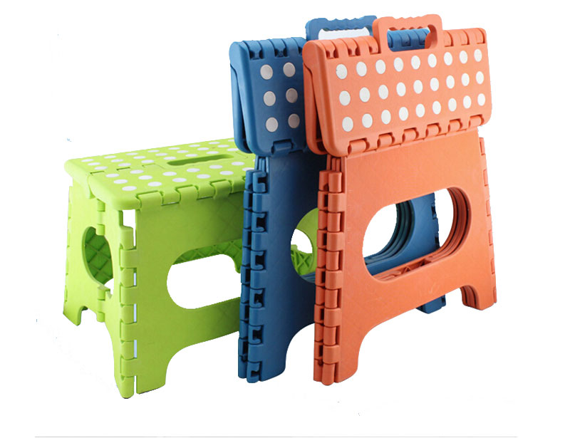 Kid's Portable Plastic Folding Stool