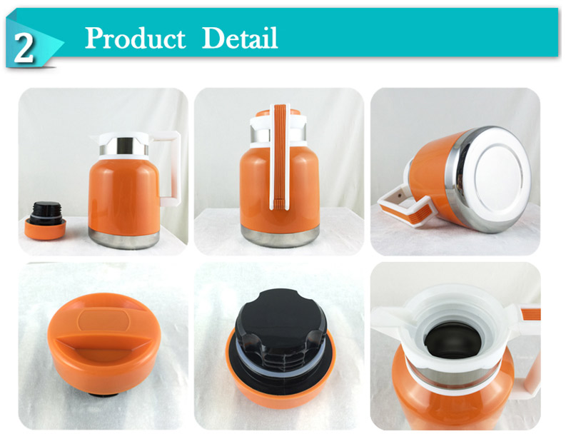 Wholesale High Vacuum Double Wall Stainless Steel Water Coffee Jug Thermos Flask