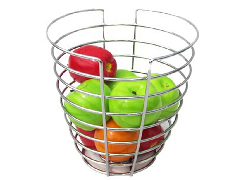 Metal Wire Stainless Steel Storage Fruit Basket