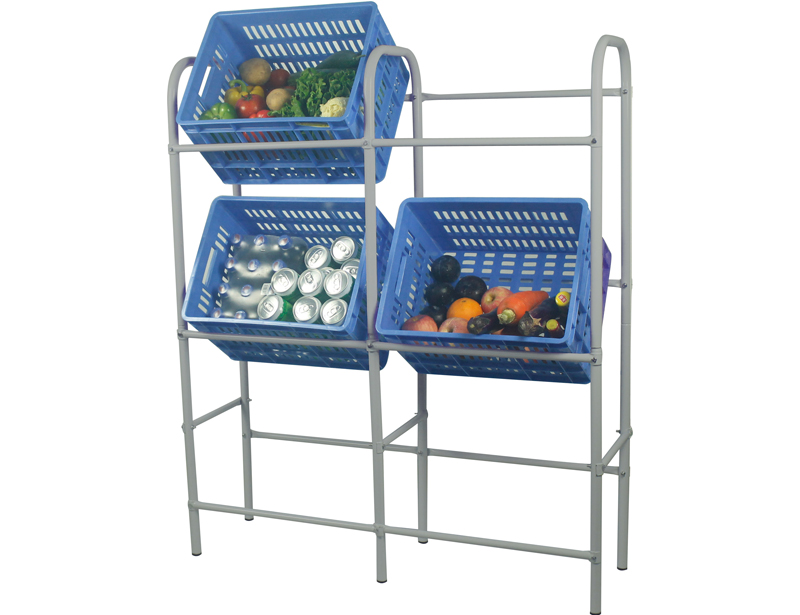 3 Tier 2 Row Bear Beverage Shelf With Stick In System