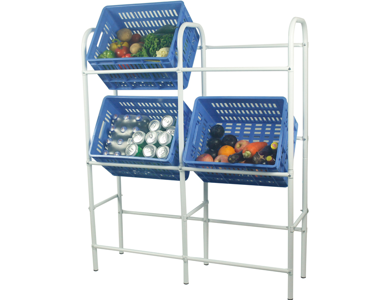 3 Tier 2 Row Bear Beverage Shelf With Stick In System