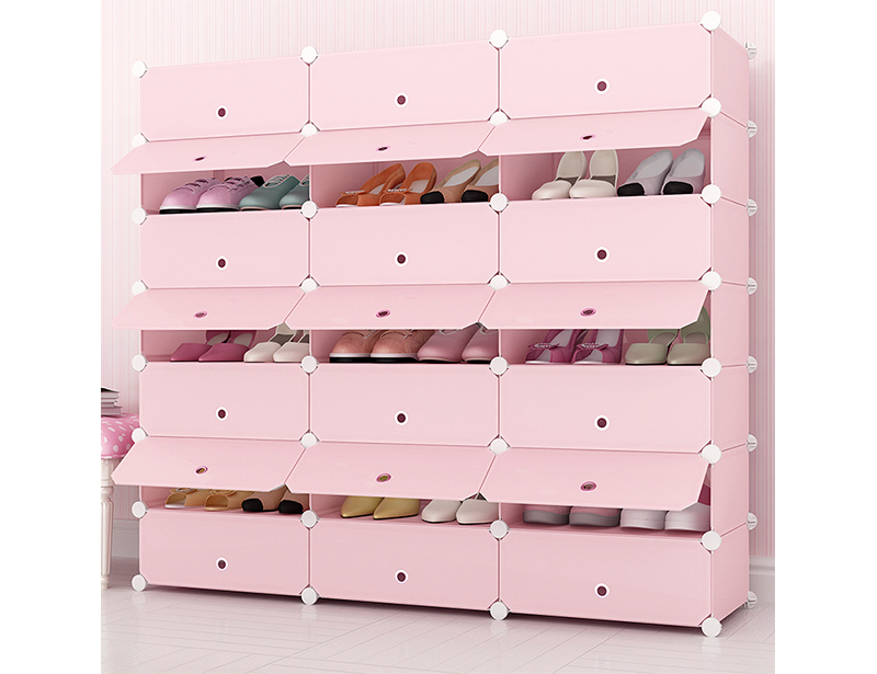 DIY Plastic Shoes Cabinet