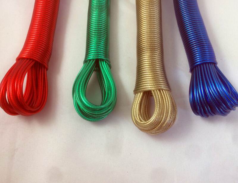 Steel PVC Outdoor Clothes Hanging Rope