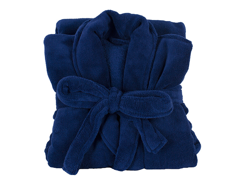 100% Polyester Coral Fleece or 100% Cotton Towel Bathrobe