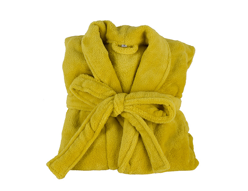 100% Polyester Coral Fleece or 100% Cotton Towel Bathrobe