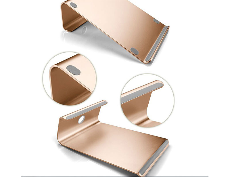 Aluminum Metal Mobile Phone Tablet Desk Holder Stand For iPhone For Samsung For iPad Smart Phone Tablets Stands