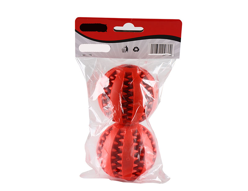 Rubber Pet Ball for Dog Chewing and Cleaning Teeth